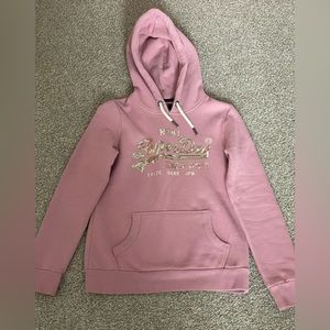 Super dry Sparkle Hoodie NEVER WORN